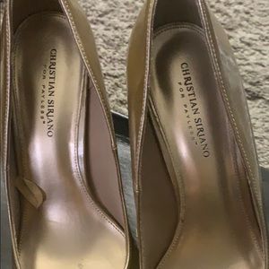 Christian Siriano Gold pumps